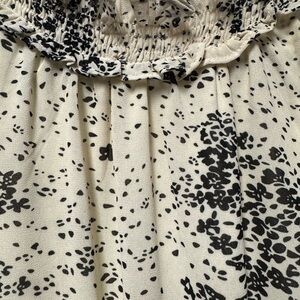 TCEC Cream and Black Cocktail Dress.